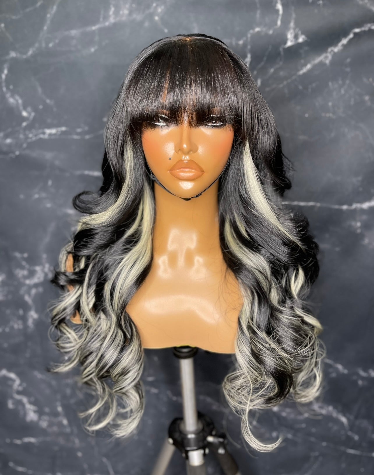 Luxury Starter Wigs Faux Highlights