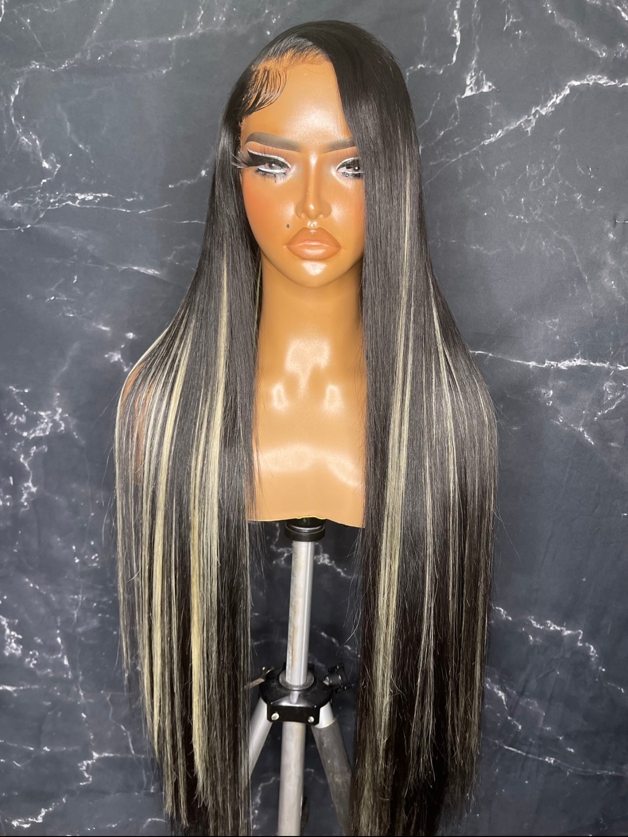 Luxury Starter Wigs Faux Highlights