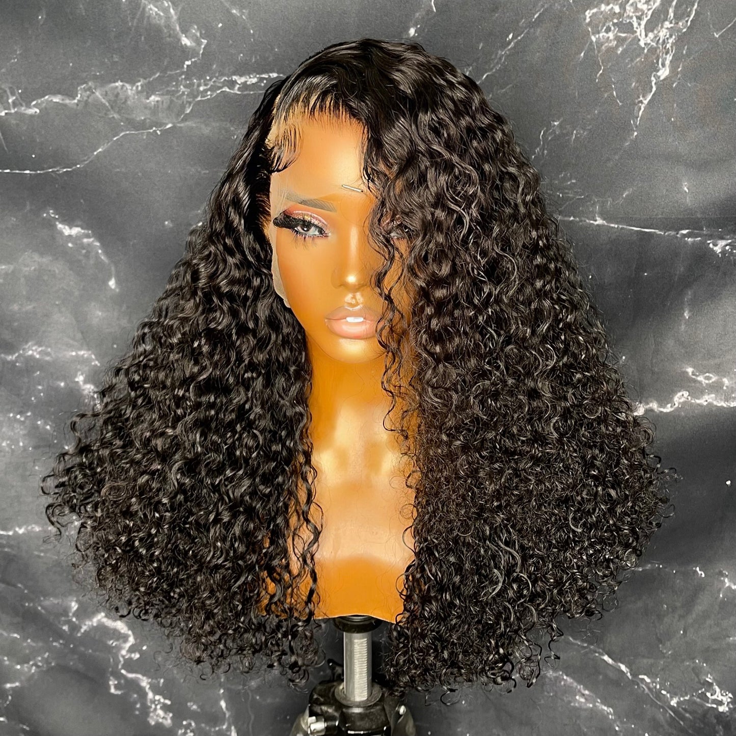 16” Curly Frontal Wig