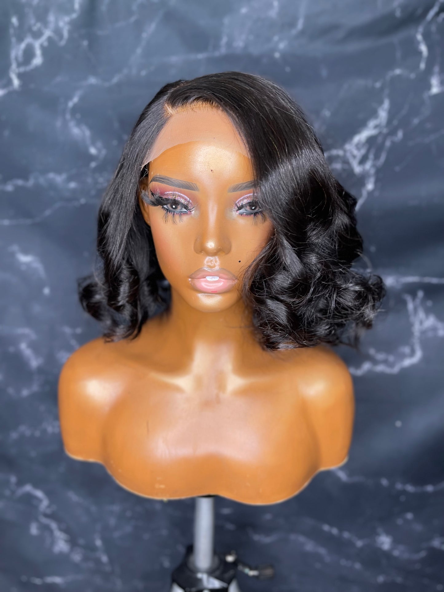 12" Asymmetrical Bob Wig