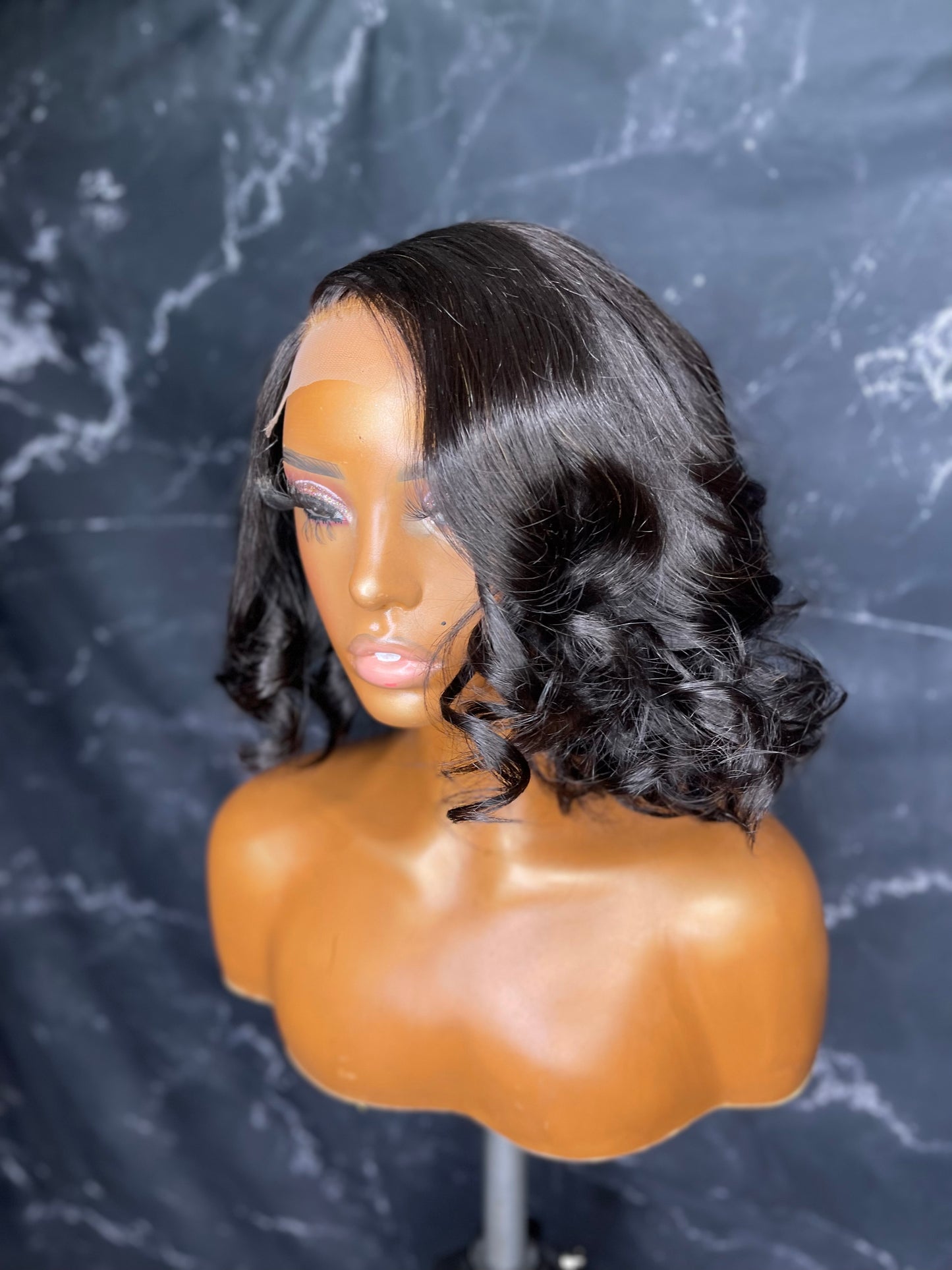 12" Asymmetrical Bob Wig
