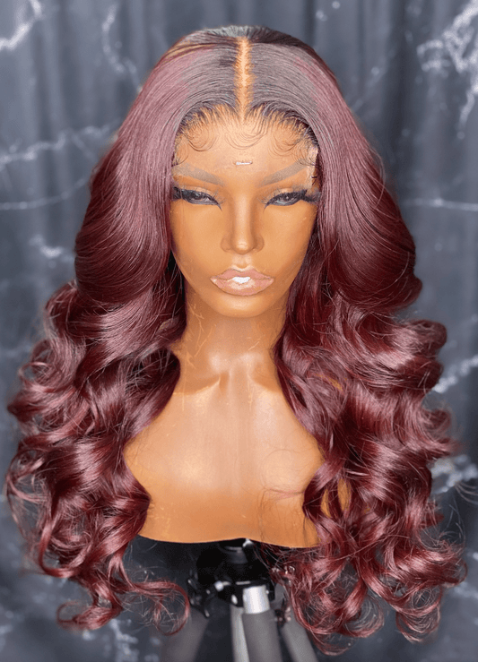 Custom Wig: Merlot