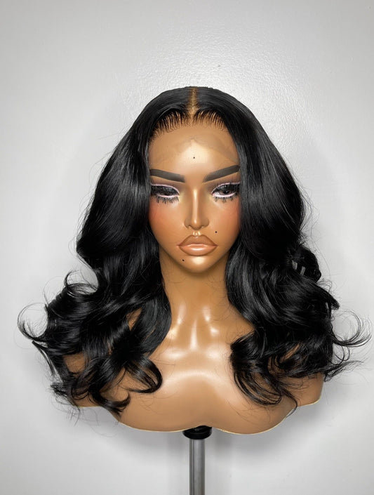 SALE Custom Closure Wig: Indonesian Hair