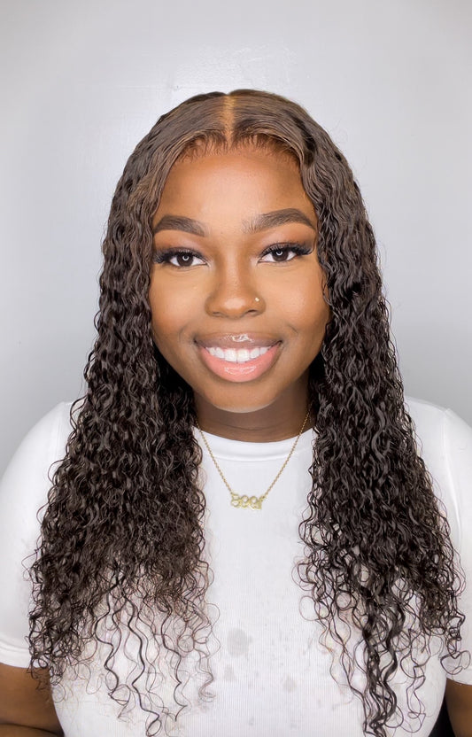 20” Soft Brown Curly Wig